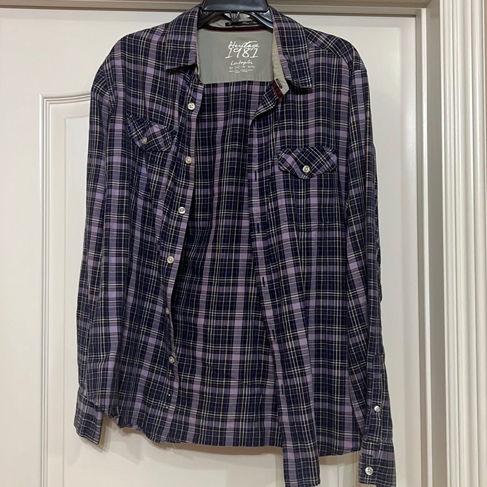 Heritage 1981 plaid long sleeve shirt
